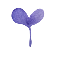 waterverf gemakkelijk bloemen element png