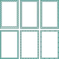 vector image of a frame for a notebook