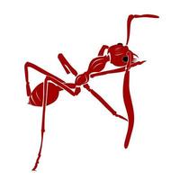 red ant vector or range ant, can be used for logos or other illustrations.