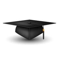 Graduation Cap isolated on white background vector