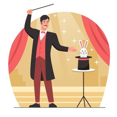 Magician Vector Art, Icons, and Graphics for Free Download