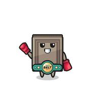 carpet boxer mascot character vector