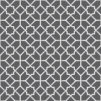 Background with seamless pattern in islamic style vector