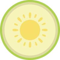Melon icon, flat illustration vector