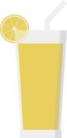 Orange juice icon, flat illustration vector