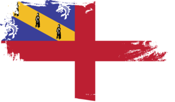 herm vlag met grunge textuur png