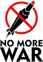 NO MORE WAR, DESIGN THAT CALLS ANTI WAR, THIS DESIGN IS PERFECT FOR ALL KINDS OF MEDIA vector