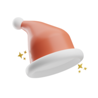 Natale cappello illustrazione 3d png