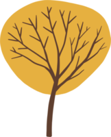 semplicità albero a mano libera disegno piatto design. png