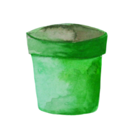 pot for flowers watercolor png