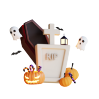 3D Halloween Icon Illustration png