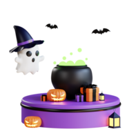 3D Halloween Icon Illustration png