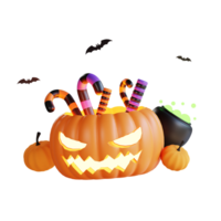 3D Halloween Icon Illustration png