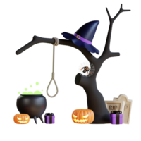 3D Halloween Icon Illustration png