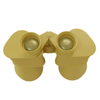 3d rendering of binoculars icon. 3d illustration for ui ux png