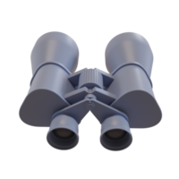 3d rendering of binoculars icon. 3d illustration for ui ux png