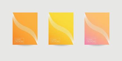 Modern Abstract Cover Design vector template.