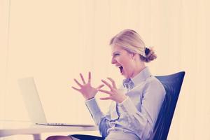 business woman at  office photo