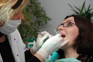 at dentist view photo