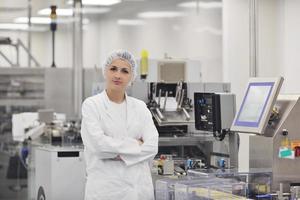 woman worker in pharmacy company photo