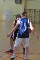 vista del juego de baloncesto foto