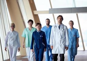 doctors team walking photo