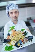 chef preparing food photo