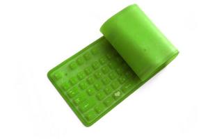 imagen de un teclado moderno aislado foto