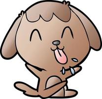 cute cartoon dog vector