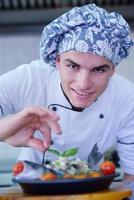 chef preparing food photo