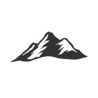 Mountains logo template vector on white background