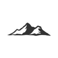 Mountains logo template vector on white background