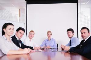 business people in a meeting at office photo