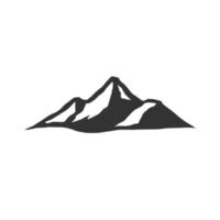 Mountains logo template vector on white background