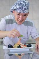 chef preparing food photo