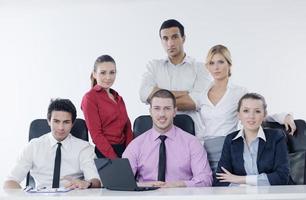 grupo de personas de negocios en reunión foto