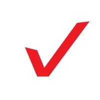 checkmark or confirm icon button. Checkmark icon, vector on white background