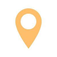 Travel Map pin sign location vector icon