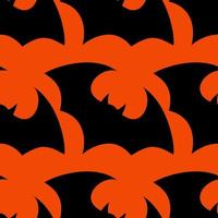 PrintHalloween flying bat.  Vampire vector bat. Dark silhouette of bats flying in a flat style. Seamless pattern. Halloween background.
