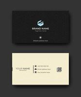 Business card template modern style vector