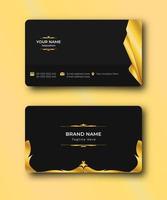 Business card template modern style vector