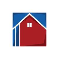 logotipo de empresa de bienes raíces de propiedad inmobiliaria vector