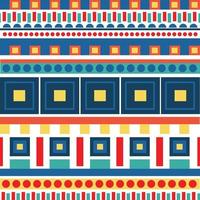 Colorful geometric pattern design vector