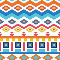 Colorful geometric pattern design vector