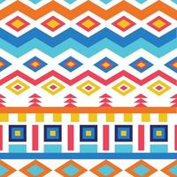 Colorful geometric pattern design vector