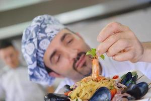 chef preparing food photo