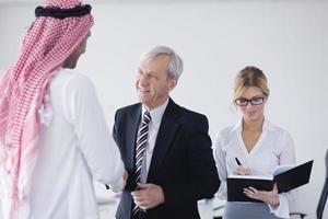 Arabic business man at meeting photo