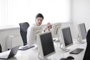 handsome young business man photo