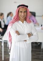 Arabic business man at meeting photo