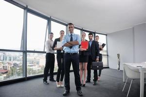 business people in a meeting at office photo